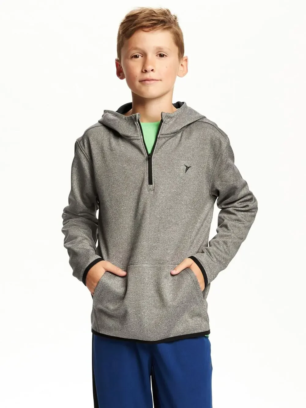Old Navy Active Boy’s Go-Dry Quarter Zip Sweatshirt Kid’s Youth Size Large 10/12